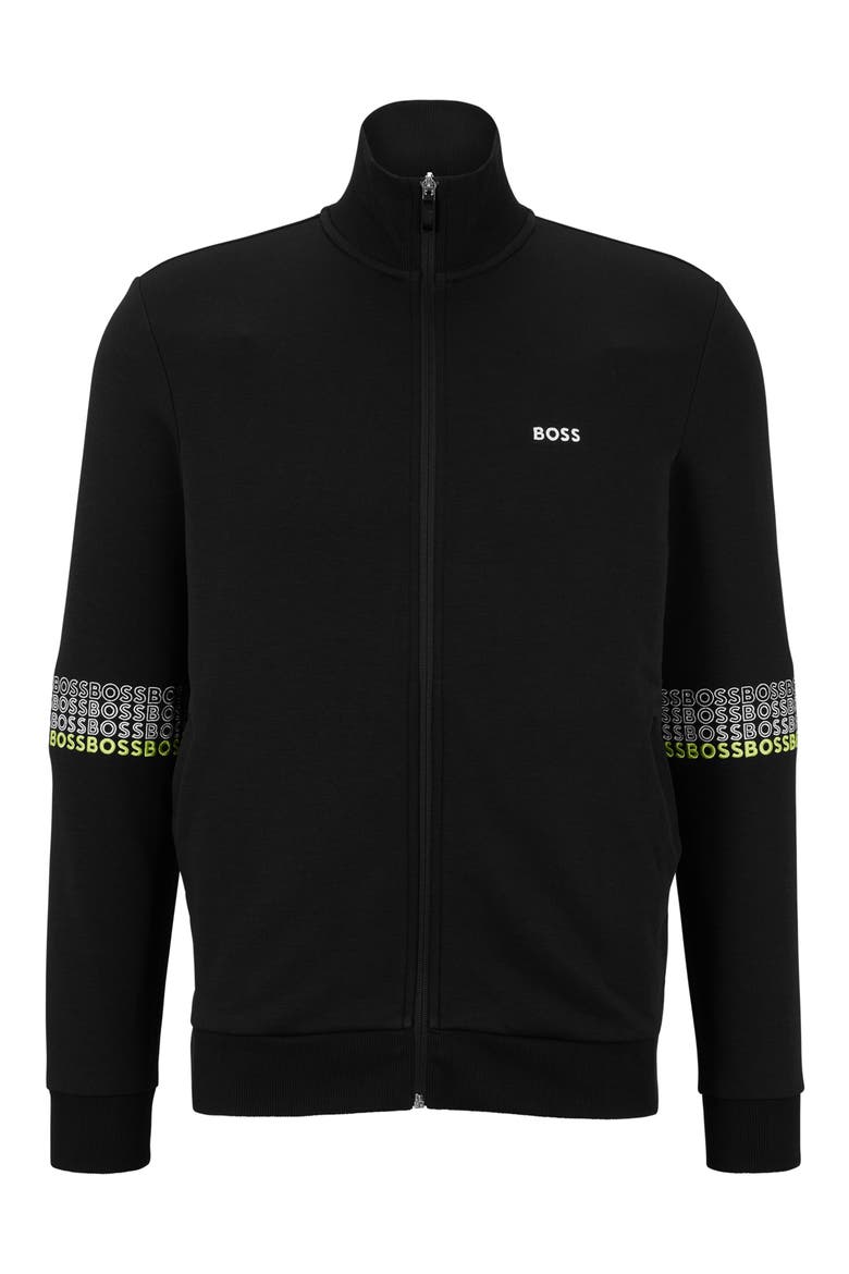 Skaz Zip-Up Jacket, Alternate, color, BLACK