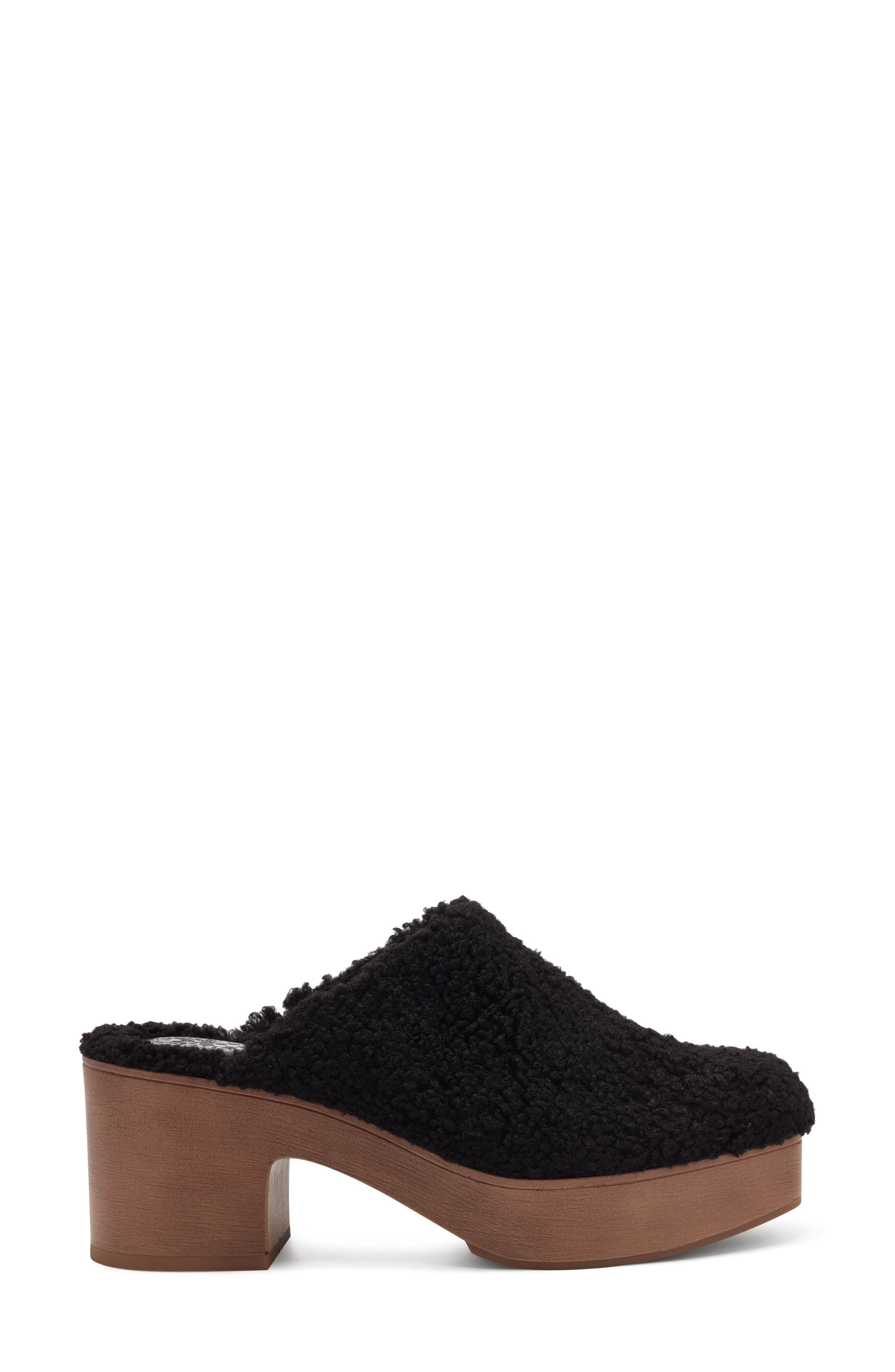 Vince Camuto Rimindel Faux Shearling Platform Mule, Alternate, color, 