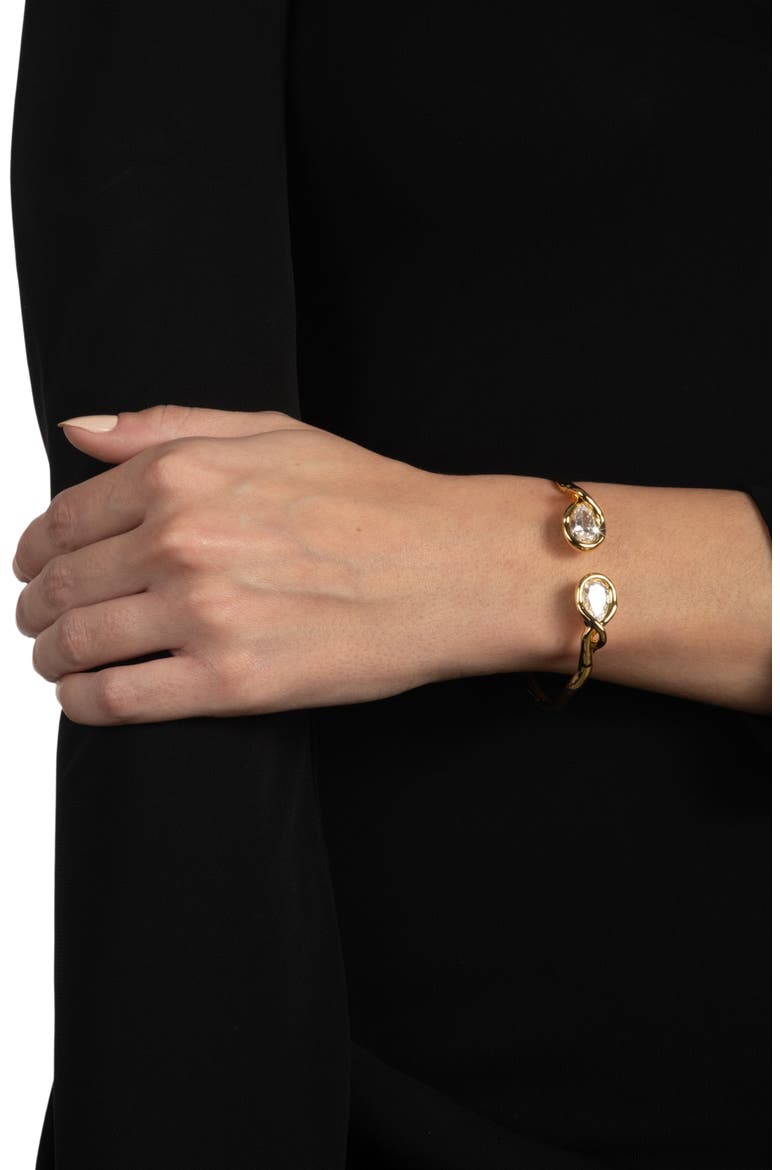 Asterales Floating Cuff Bracelet, Alternate, color, GOLD STONES