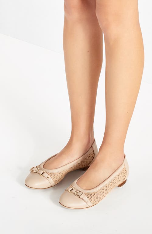 Agl Attilio Giusti Leombruni Monia Cap Toe Ballet Flat In Beige