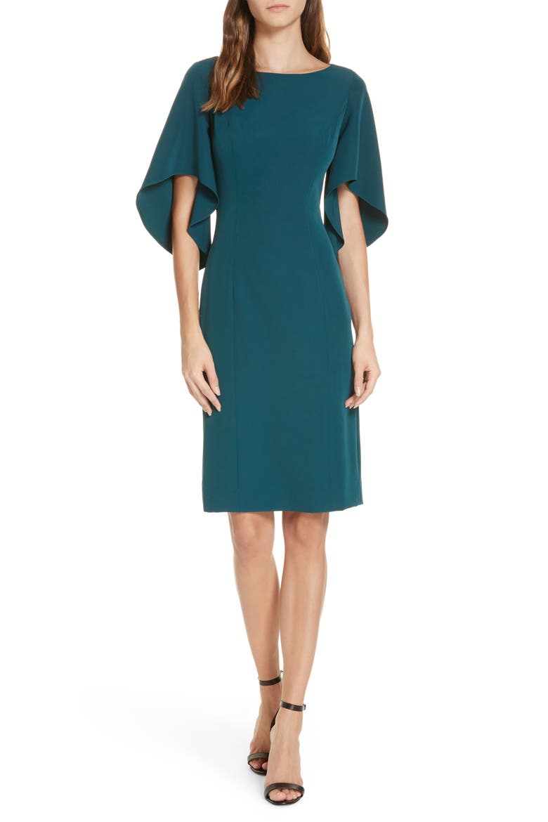 Mila Cady Dress, Main, color, PEACOCK