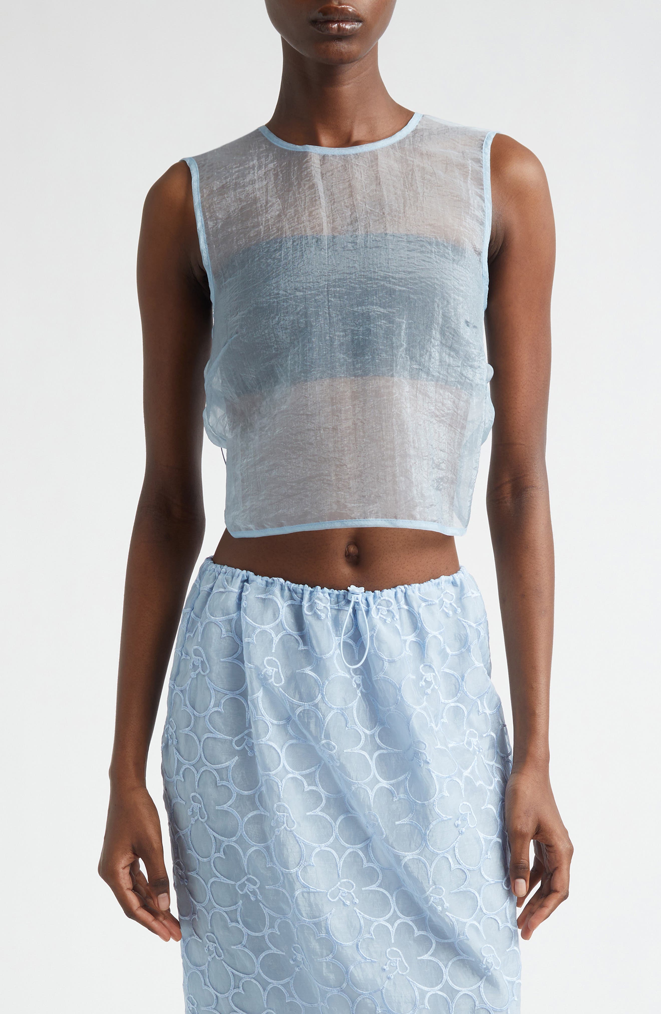 Katie Sheer Liquid Myrtia Top