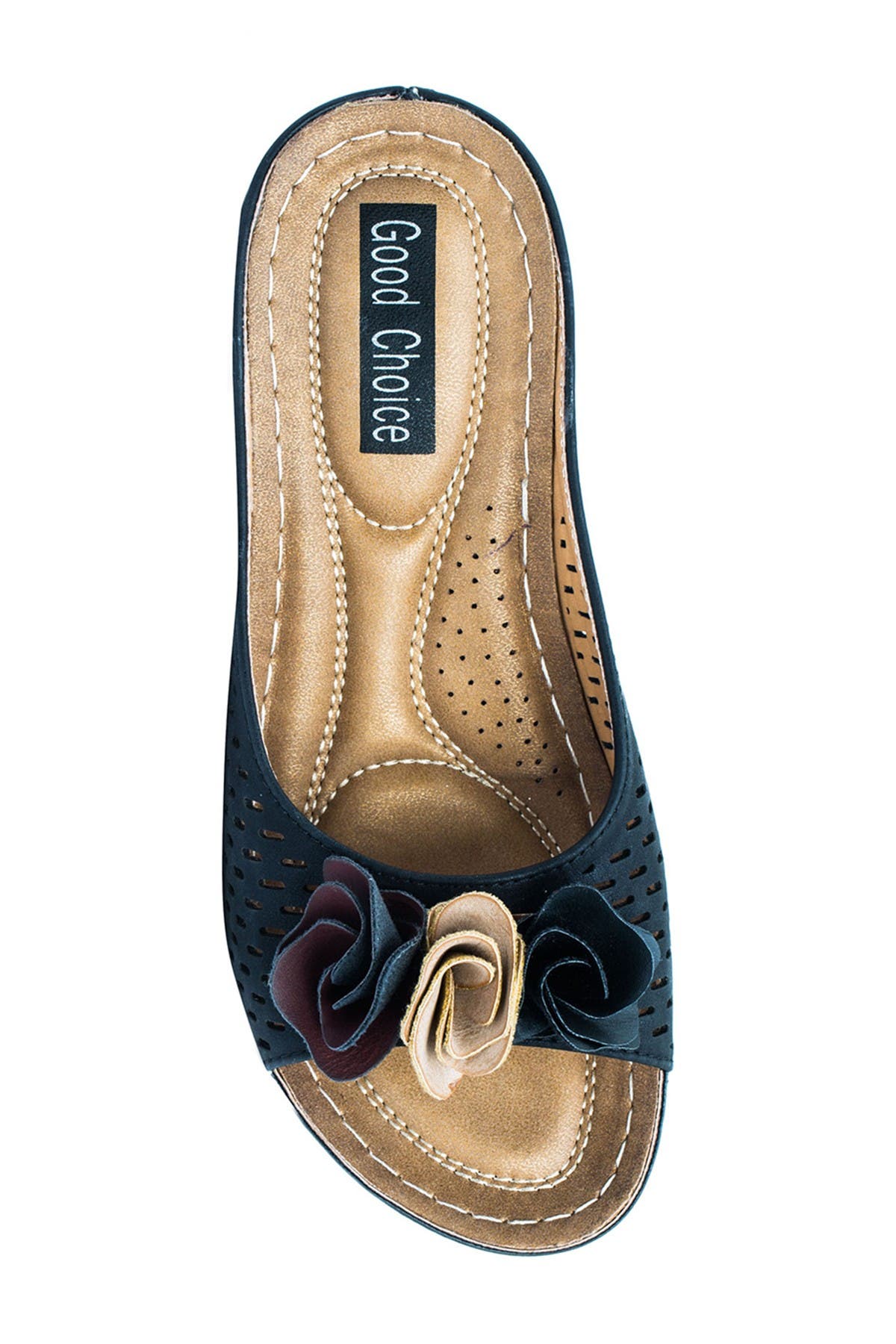 GC SHOES Juliet Floral Wedge Sandal, Alternate, color, 