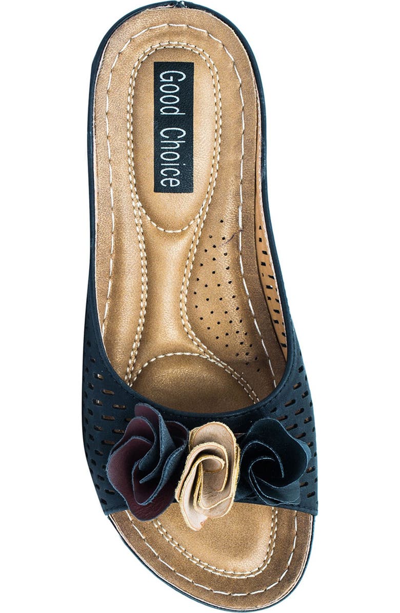 GC SHOES Juliet Floral Wedge Sandal, Alternate, color,