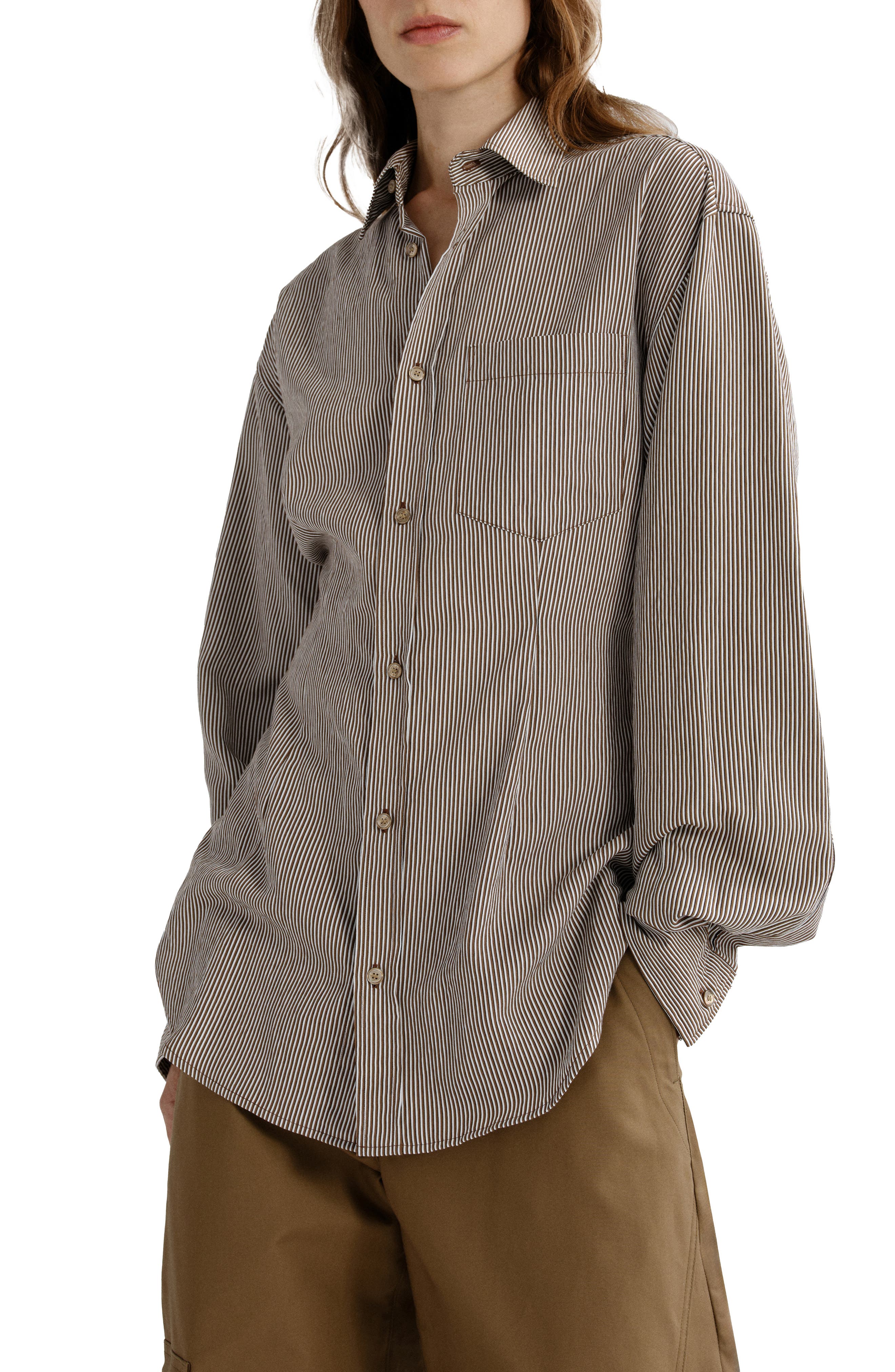 selected JAKARTA STRIPE BROWN WHITE