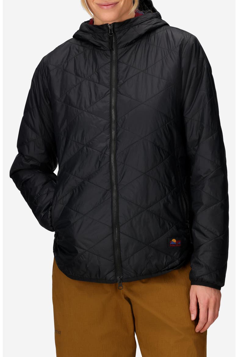 Onward Insulated Hooded Jacket, Main, color, BLACK