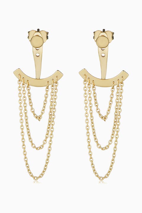 14K Yellow Gold Palermo Ear Jackets