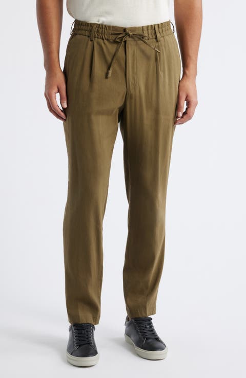 Perin Linen Blend Drawstring Pants