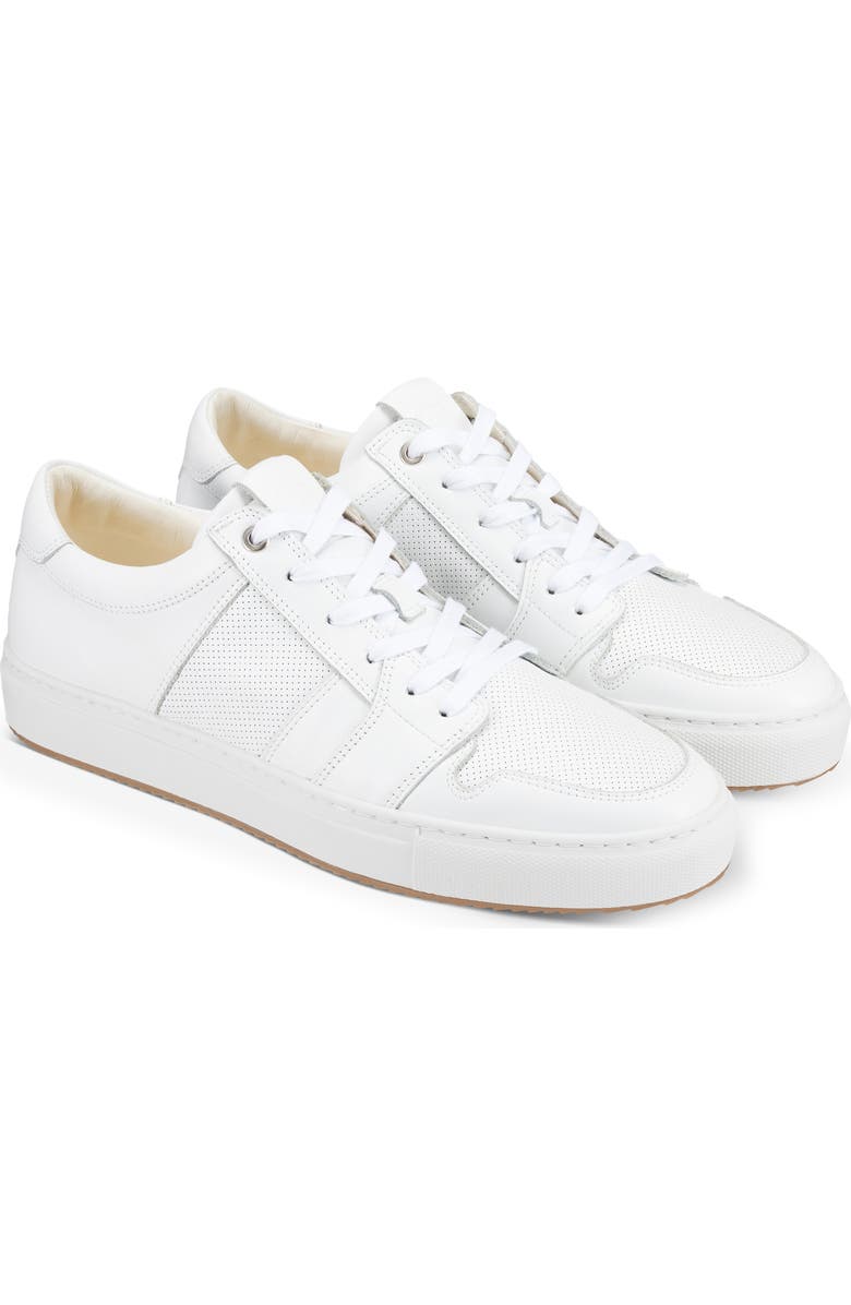 GREATS Court Sneaker, Main, color, White Leather