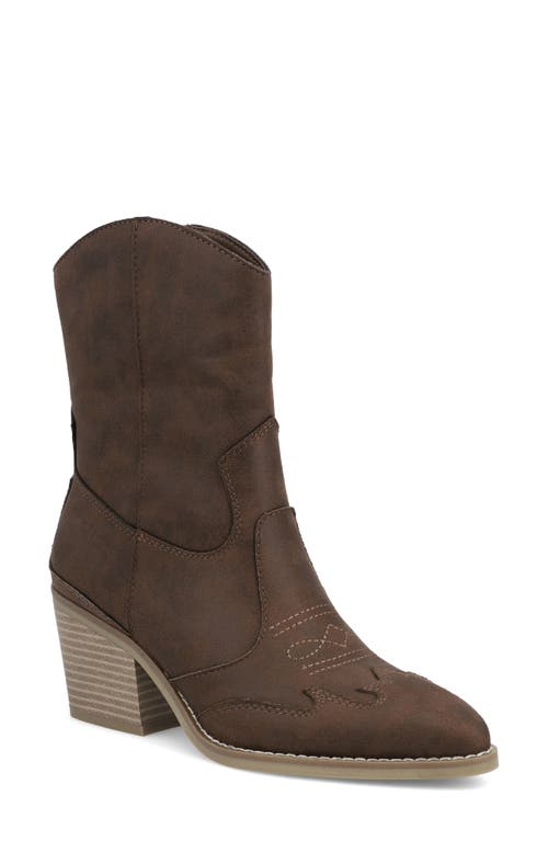 Mia Clorinda Western Boot In Brown