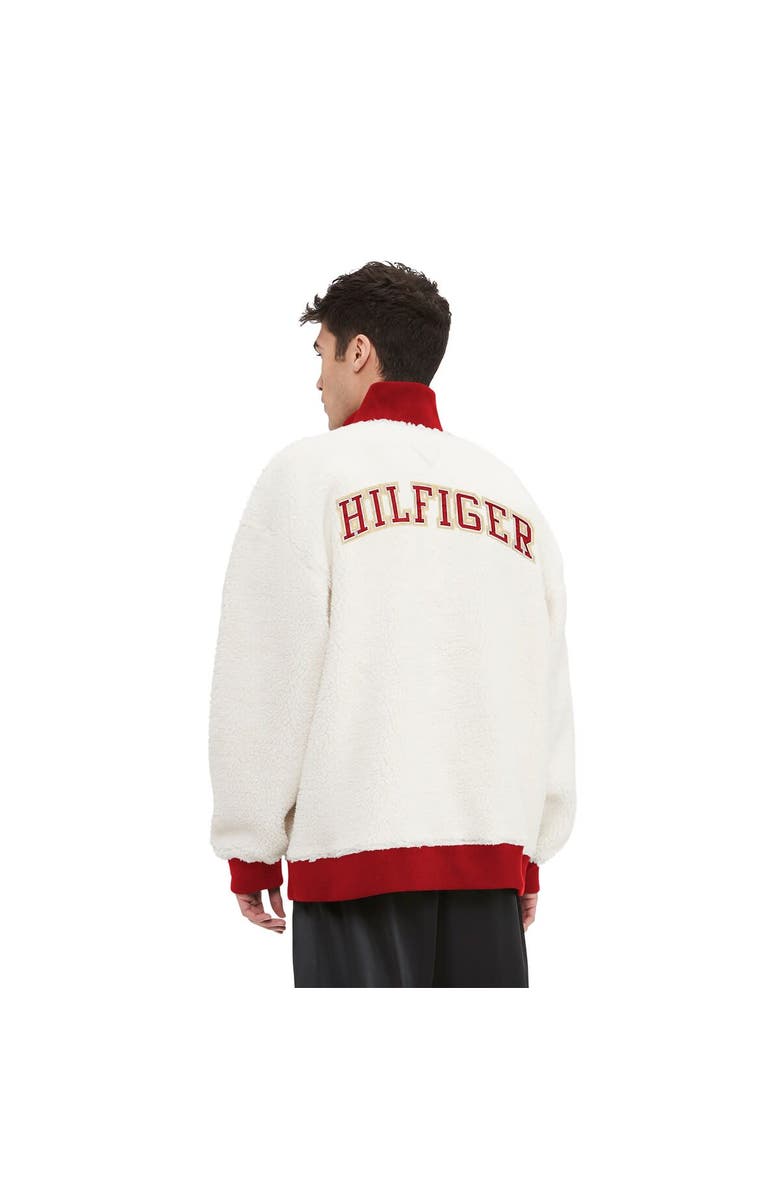 Tommy Hilfiger Men's Tommy Hilfiger Cream San Francisco 49ers Jordan Sherpa Quarter-Zip Sweatshirt, Alternate, color, Cream