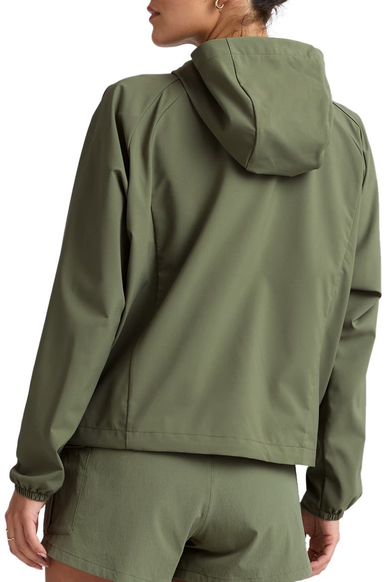 Cross Country Packable Jacket, Alternate, color, OLIVE BRANCH