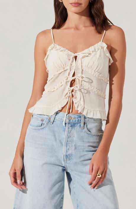 ASTR the Label Islah Tie Front Camisole