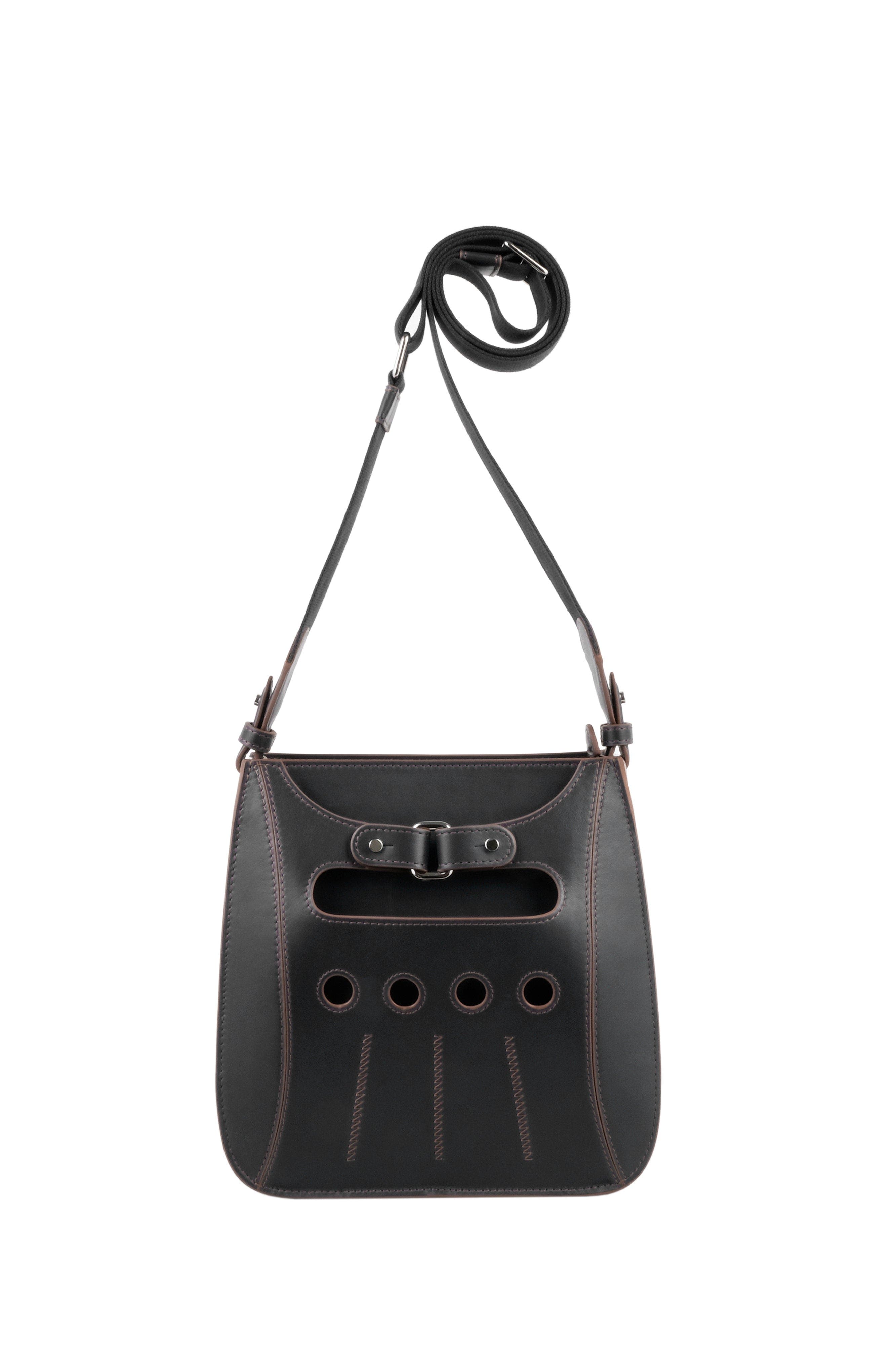 PERRIN PARIS Cabbie Xbody, Main, color, Black / Auburn