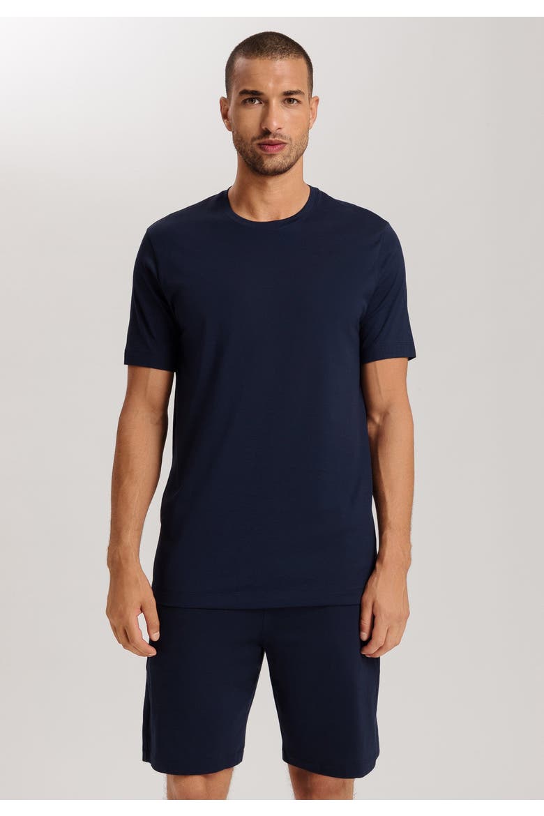 Night and Day Cotton Crew Neck T-Shirt, Alternate, color, Deep Navy