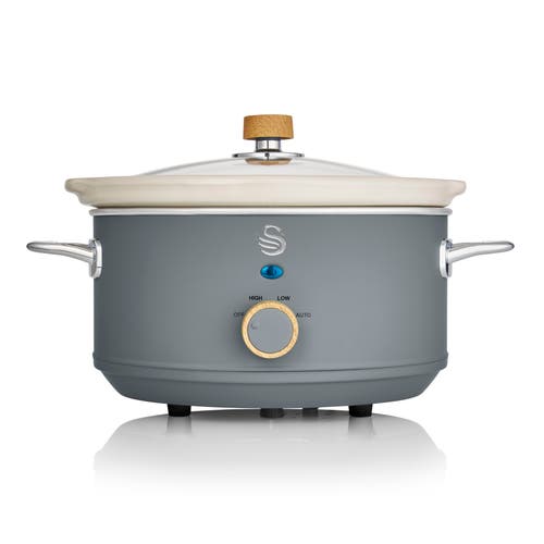 Swan Nordic 3.5l Slow Cooker In Gray