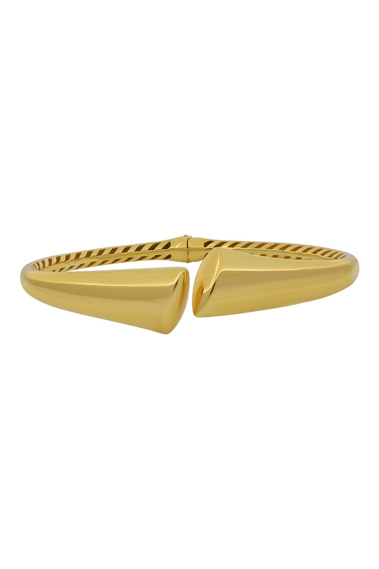 Hinged Open Cuff Bracelet, Main, color, 14K YELLOW GOLD