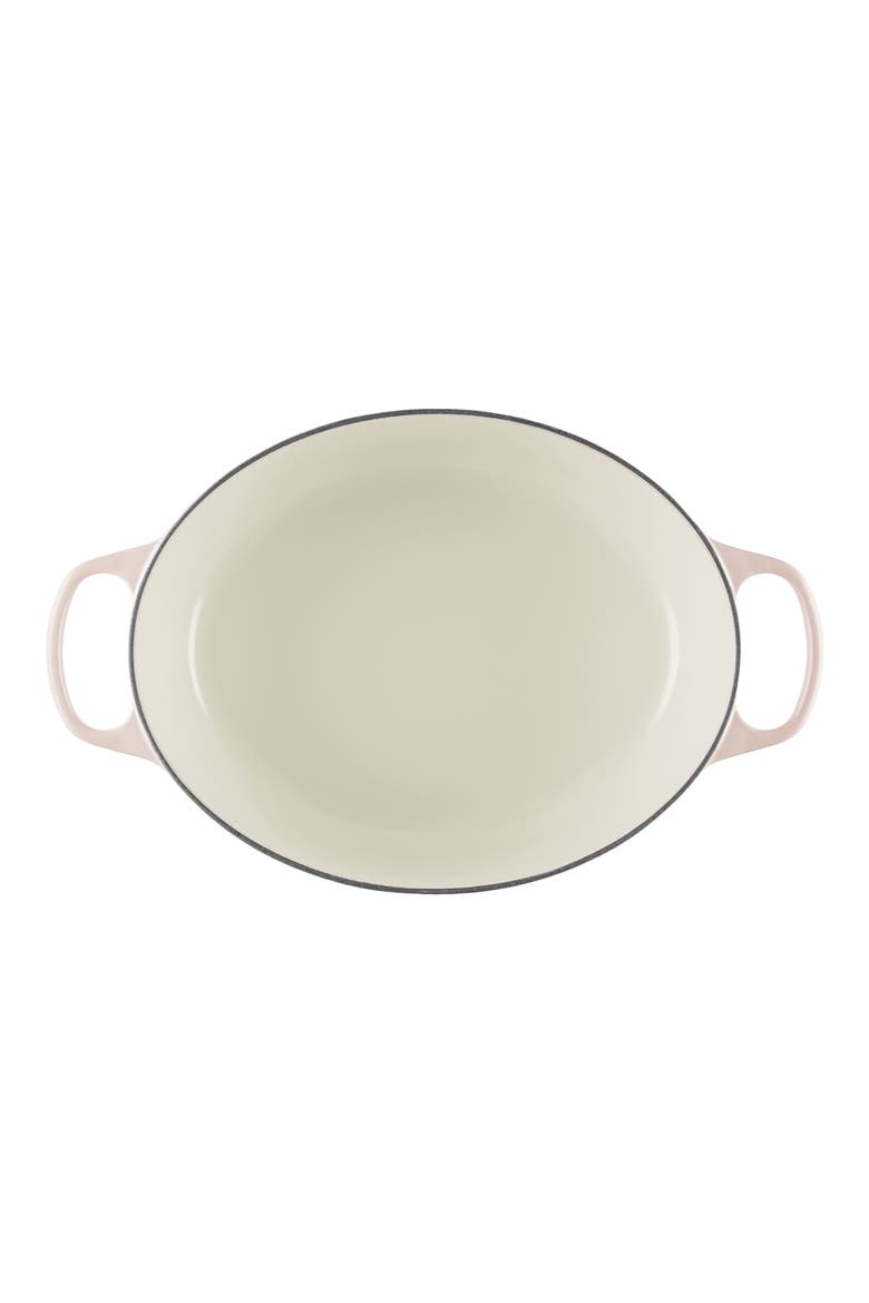 Signature 8-Quart Oval Enamel Cast Iron French/Dutch Oven, Alternate, color, PECHE