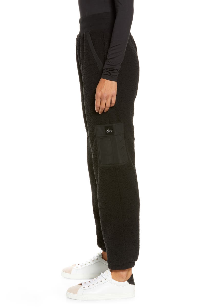 Alo High Waist Fleece Sweatpants, Alternate, color,