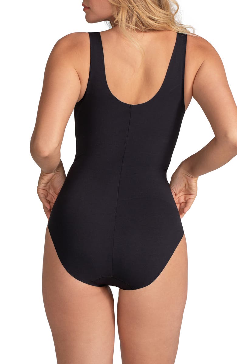 Honeylove Tank Bodysuit, Alternate, color, Vamp