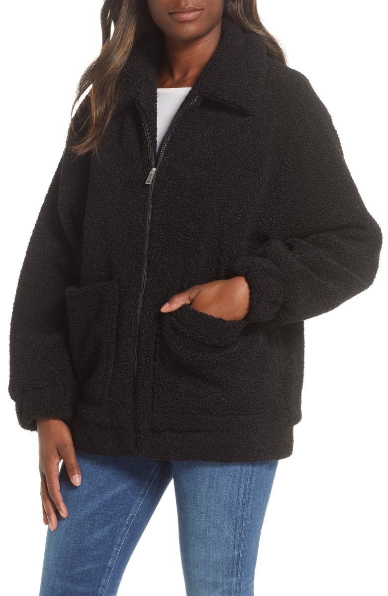 UGG<sup>®</sup> Jackeline Teddy Bear Jacket, Main, color,