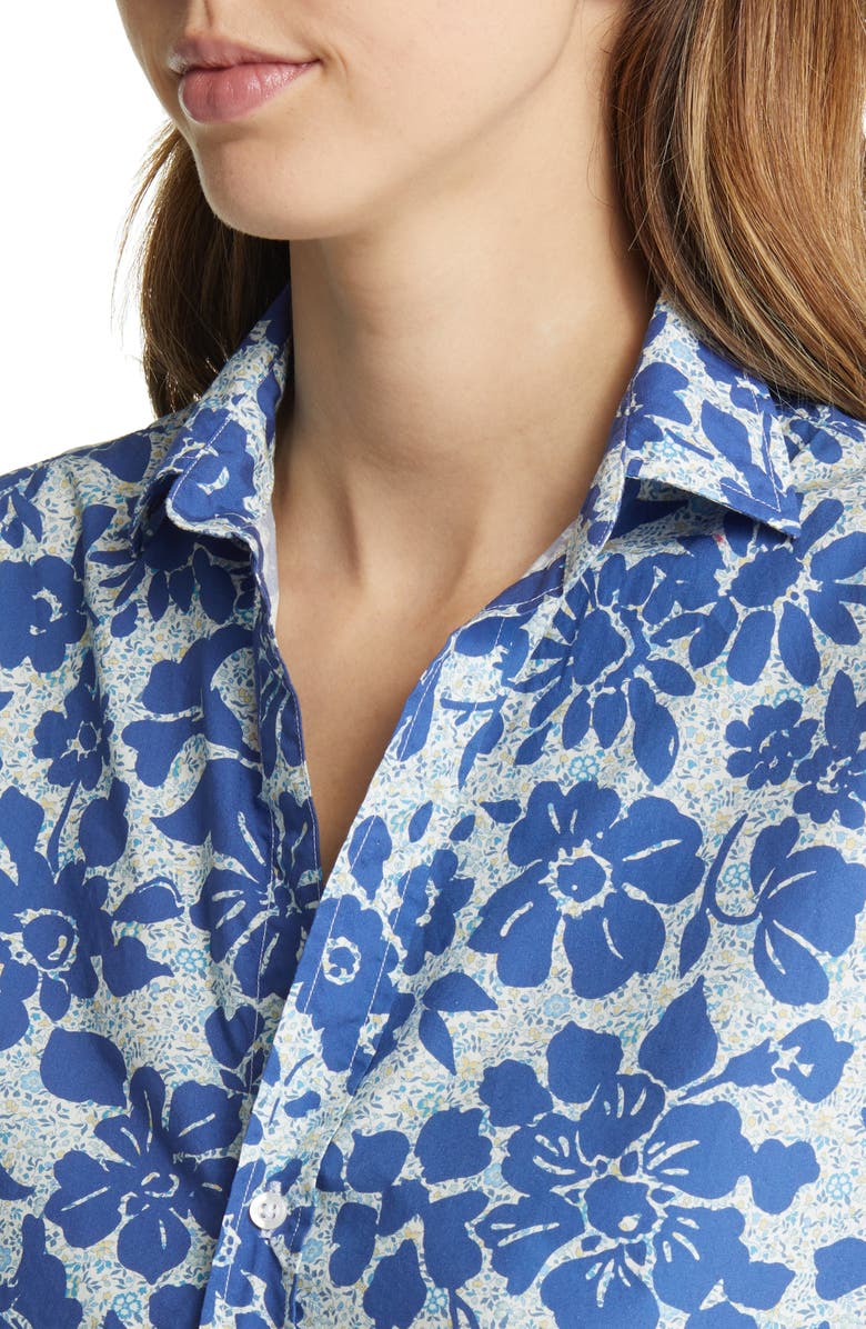 Frank & Eileen Frank Floral Print Cotton Button-Up Shirt, Alternate, color,