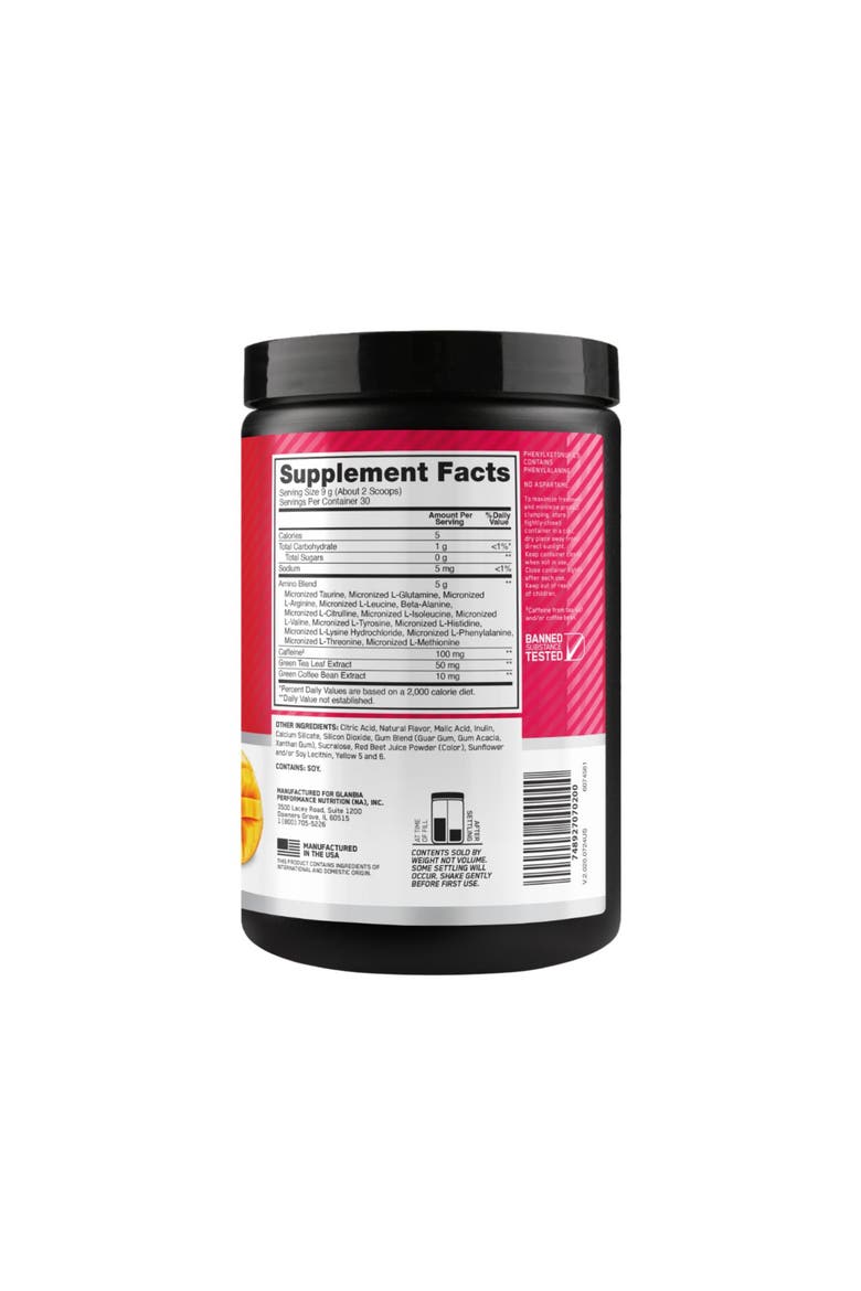 Amino Energy Pre-Workout Powder with Green Tea, BCAA and Amino Acids, Alternate, color, None