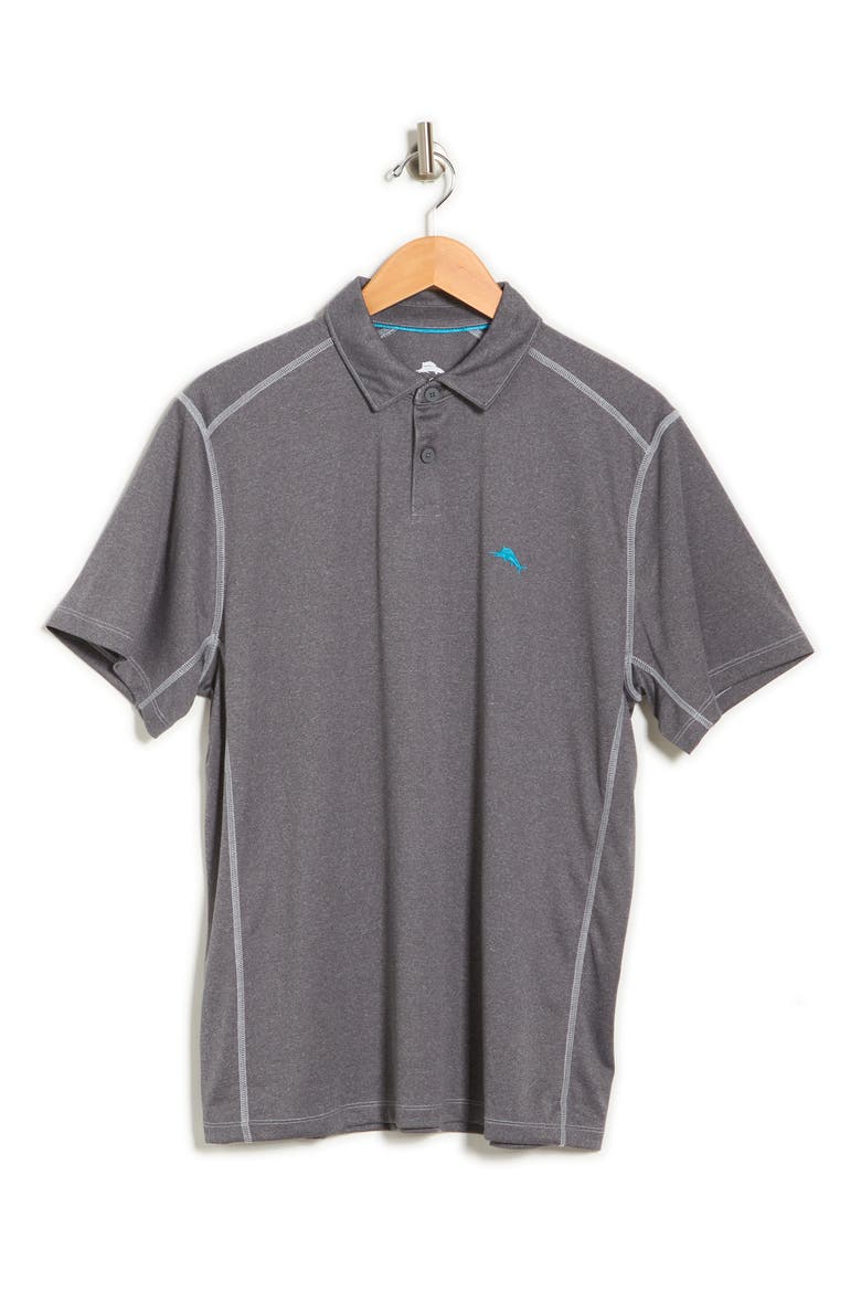 Jump and Run Polo Shirt, Alternate, color, HEATHER GREY