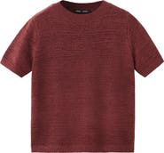 MANGO Short Sleeve Sweater