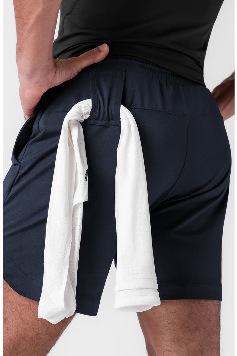 7" Linerless Short, Alternate, color, Navy
