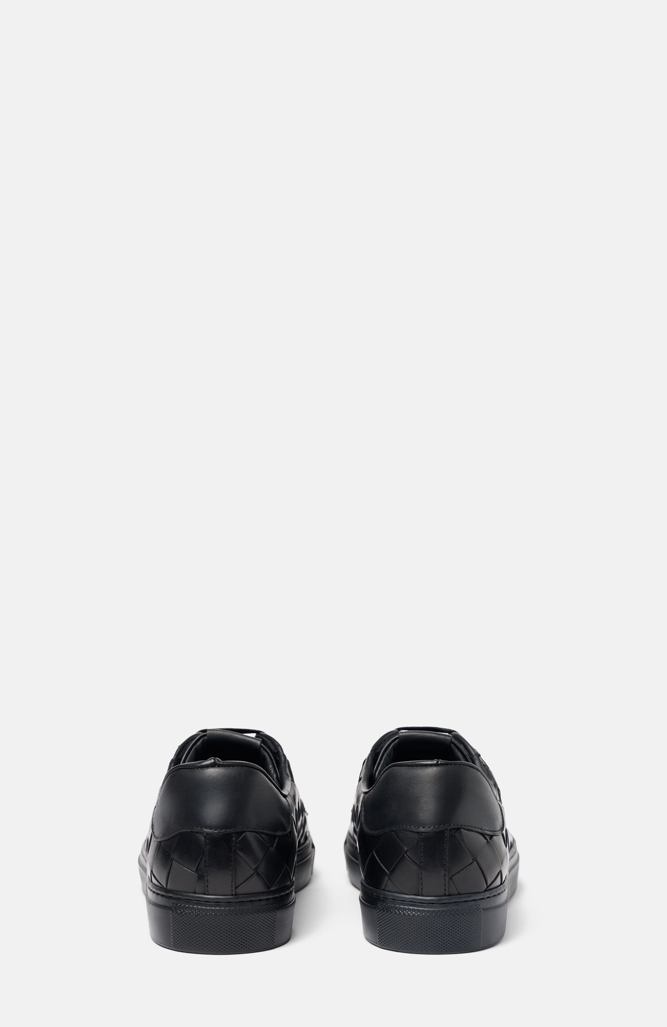 Ugo Sneakers, Alternate, color, Black Woven - Calf