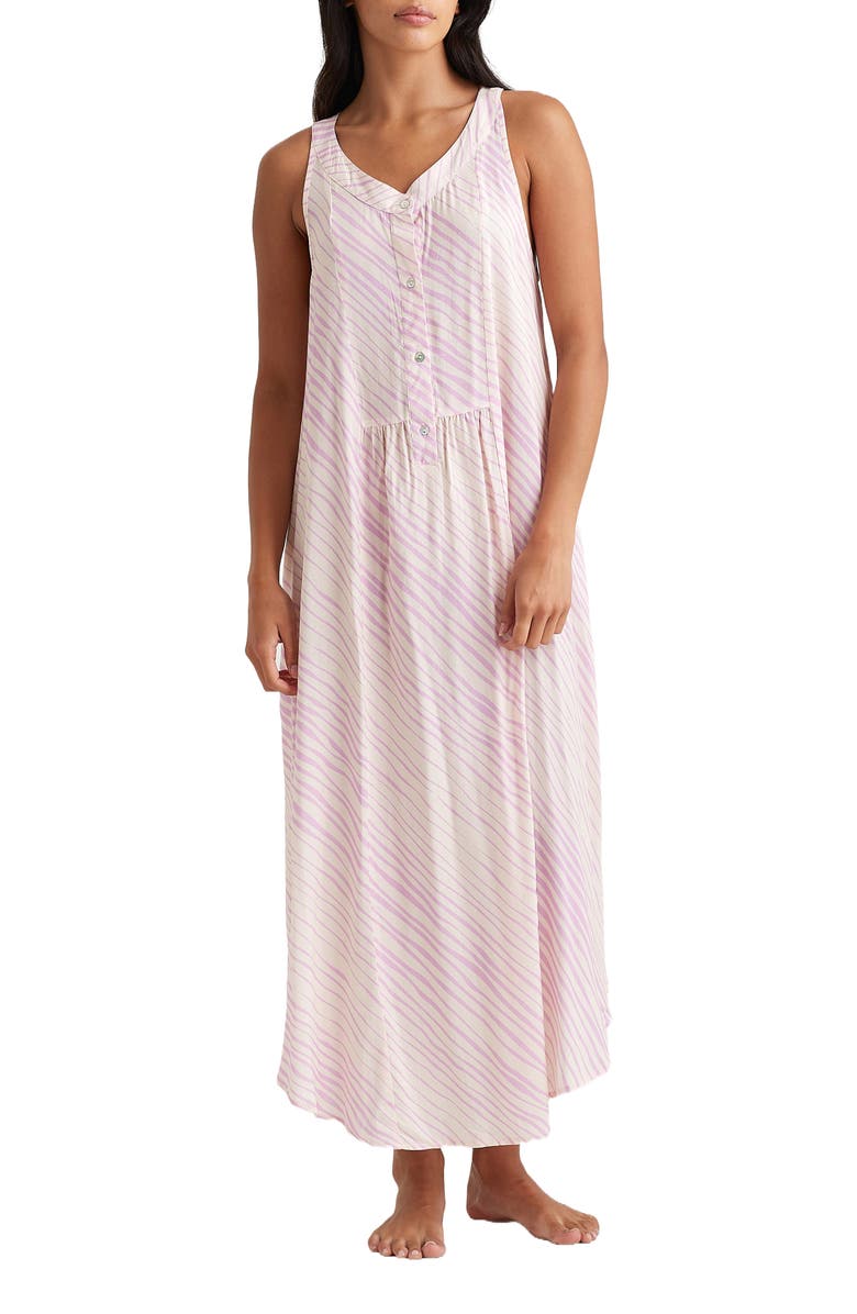 Papinelle Tatiana Panel Front Nightgown, Main, color, 