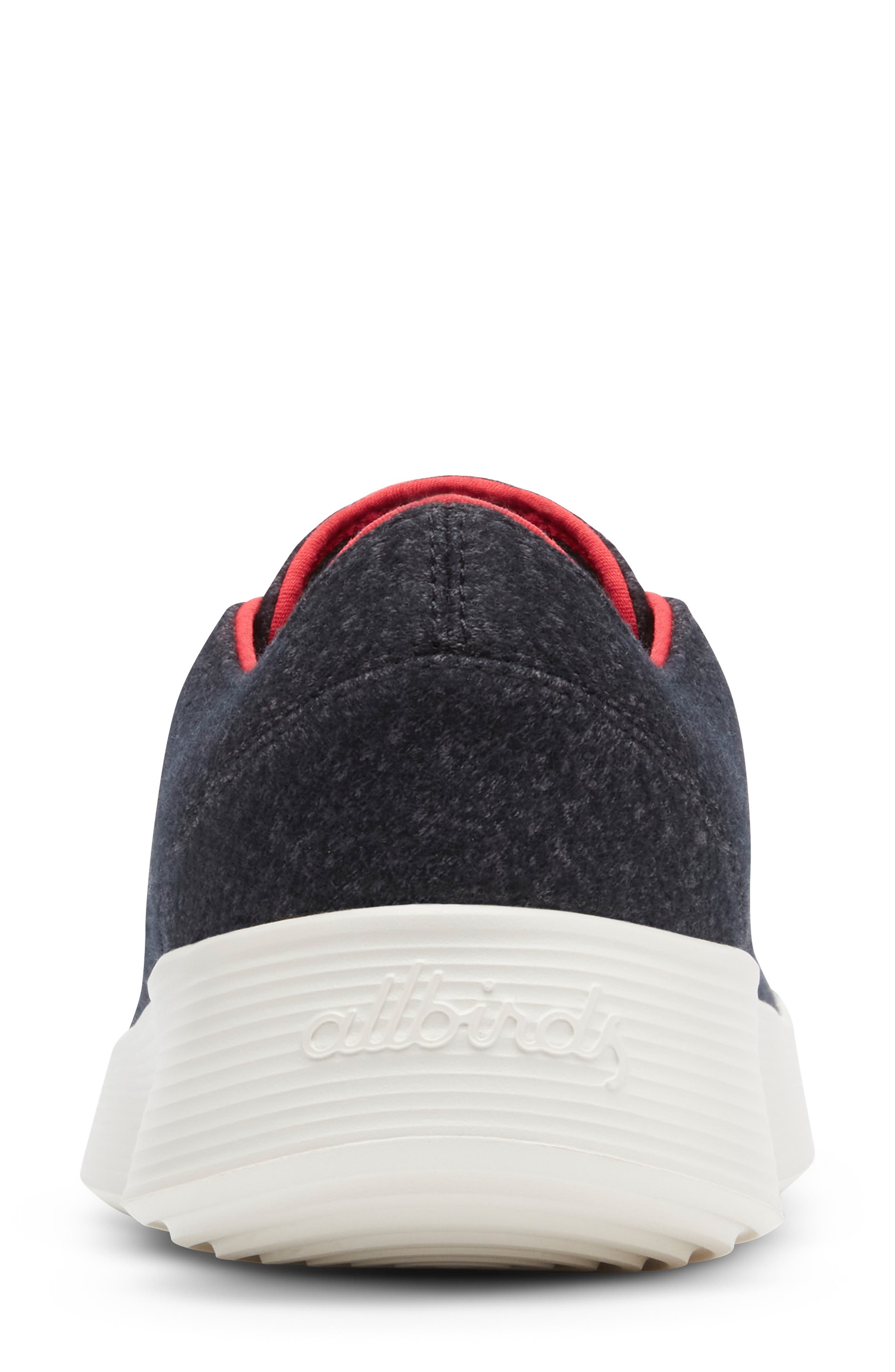 Allbirds Wool Runner Go Sneaker, Alternate, color, Natural Black/ Kea Red