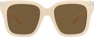 McQueen 53mm Square Sunglasses