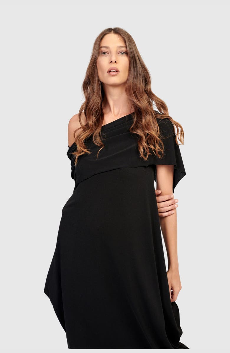 Alembika Savoir Maxi Dress, Alternate, color, Black