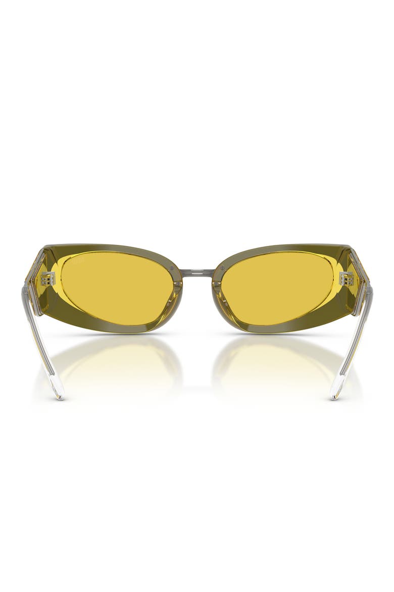 54mm Cat Eye Sunglasses, Alternate, color, TRILAYER METAL YELLOW