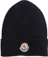 Moncler Virgin Wool Rib Beanie