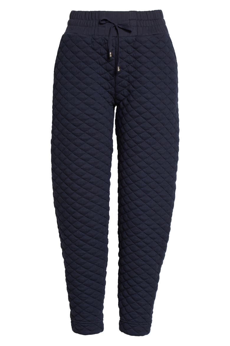 Lizzbel Quilted Joggers, Alternate, color, MIDNIGHT