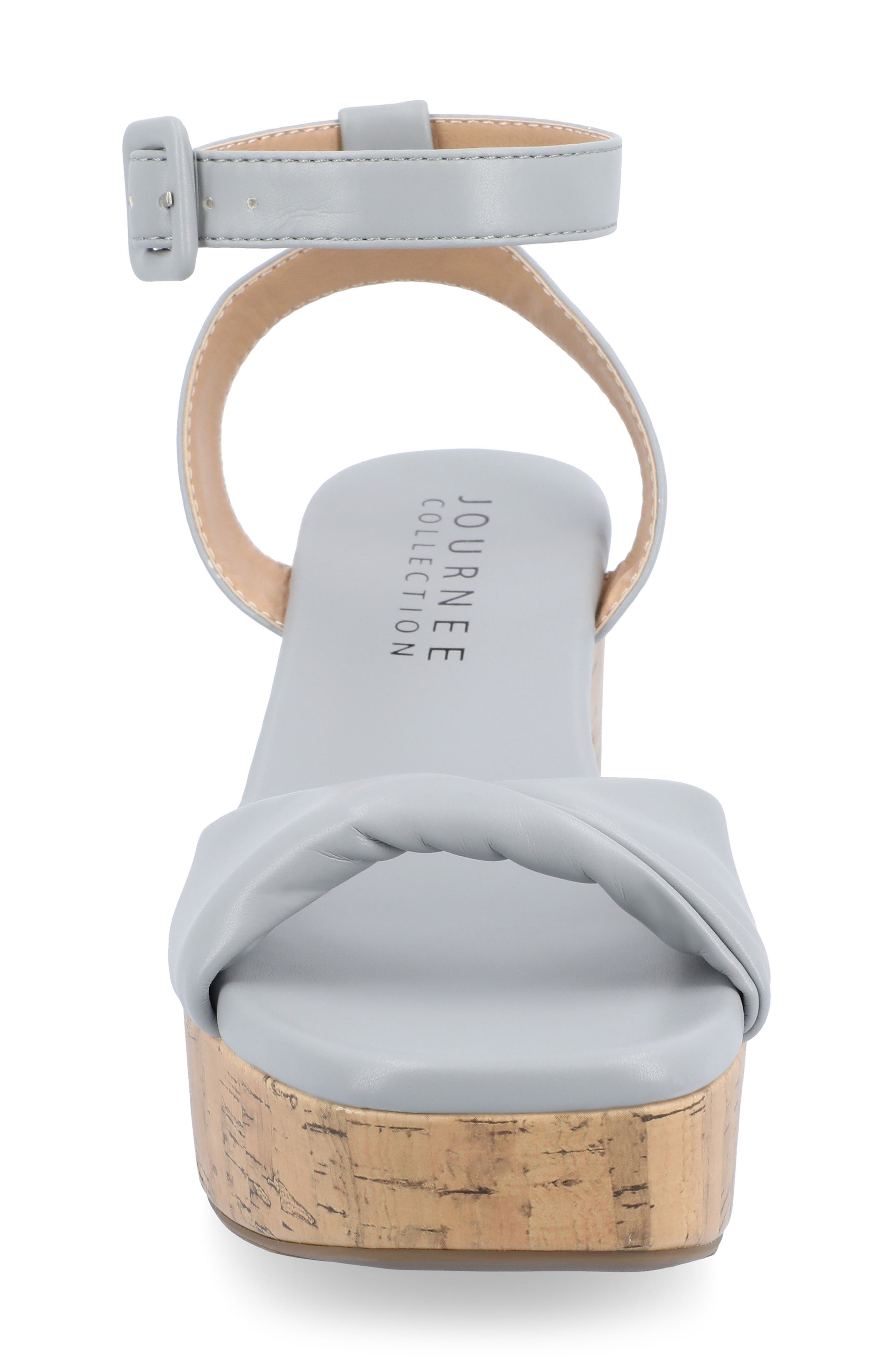 Journee Collection Eianna Sandal, Alternate, color, Blue