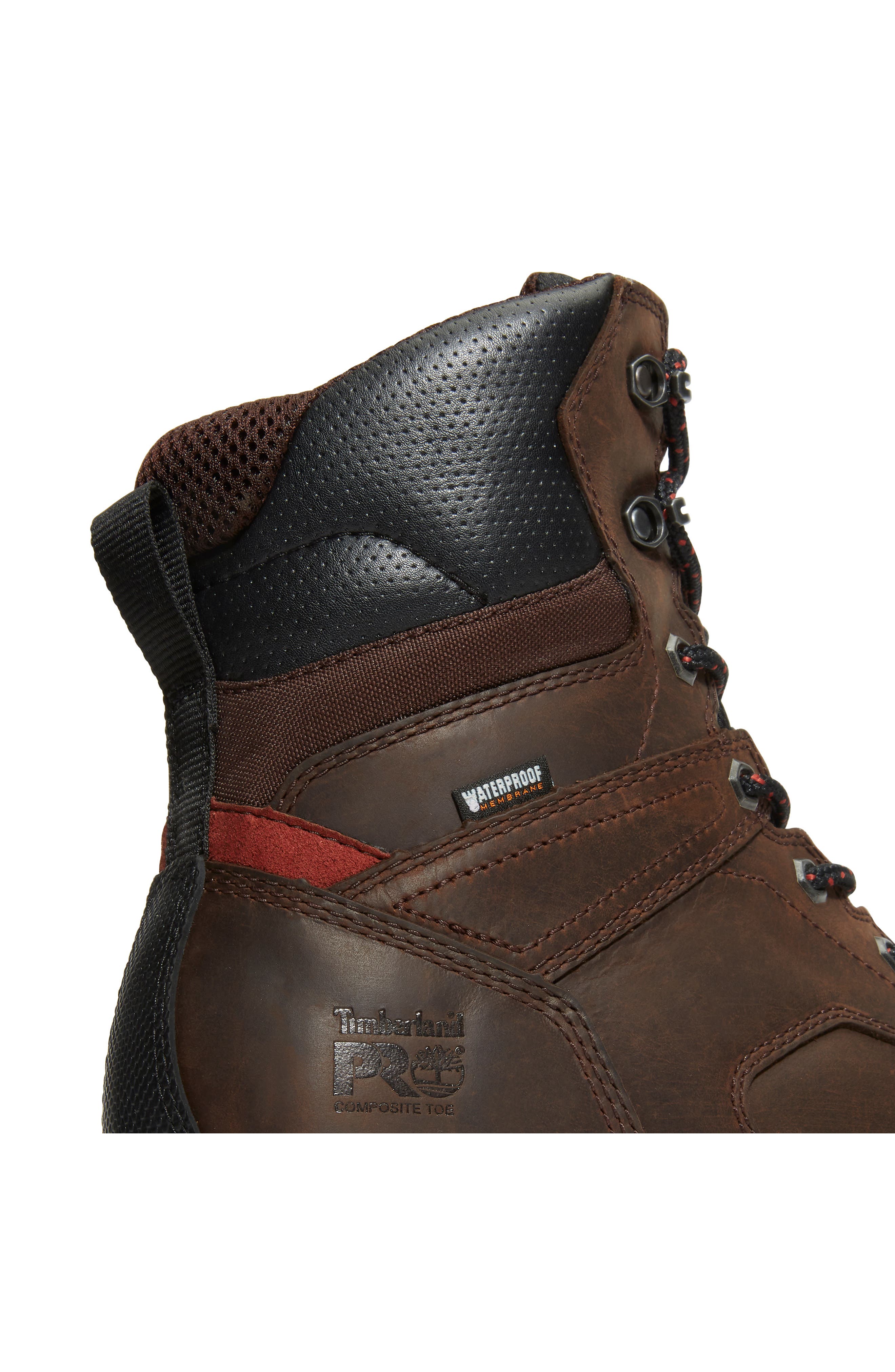 Timberland TiTAN<sup>®</sup> EV 8" Composite Toe Waterproof Insulated Work Boot, Alternate, color, Brown