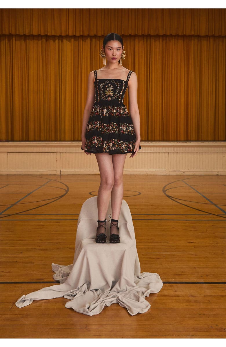 Agua by Agua Bendita Lima Paramo Mini Dress, Alternate, color, Multi