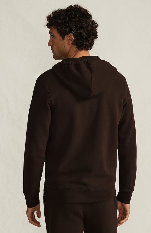 Lands' End Serious Sweats Full Zip Hoodie In Brown
