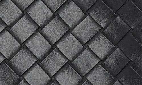 Vince Camuto Crosshatch Faux Leather Gloves In Black