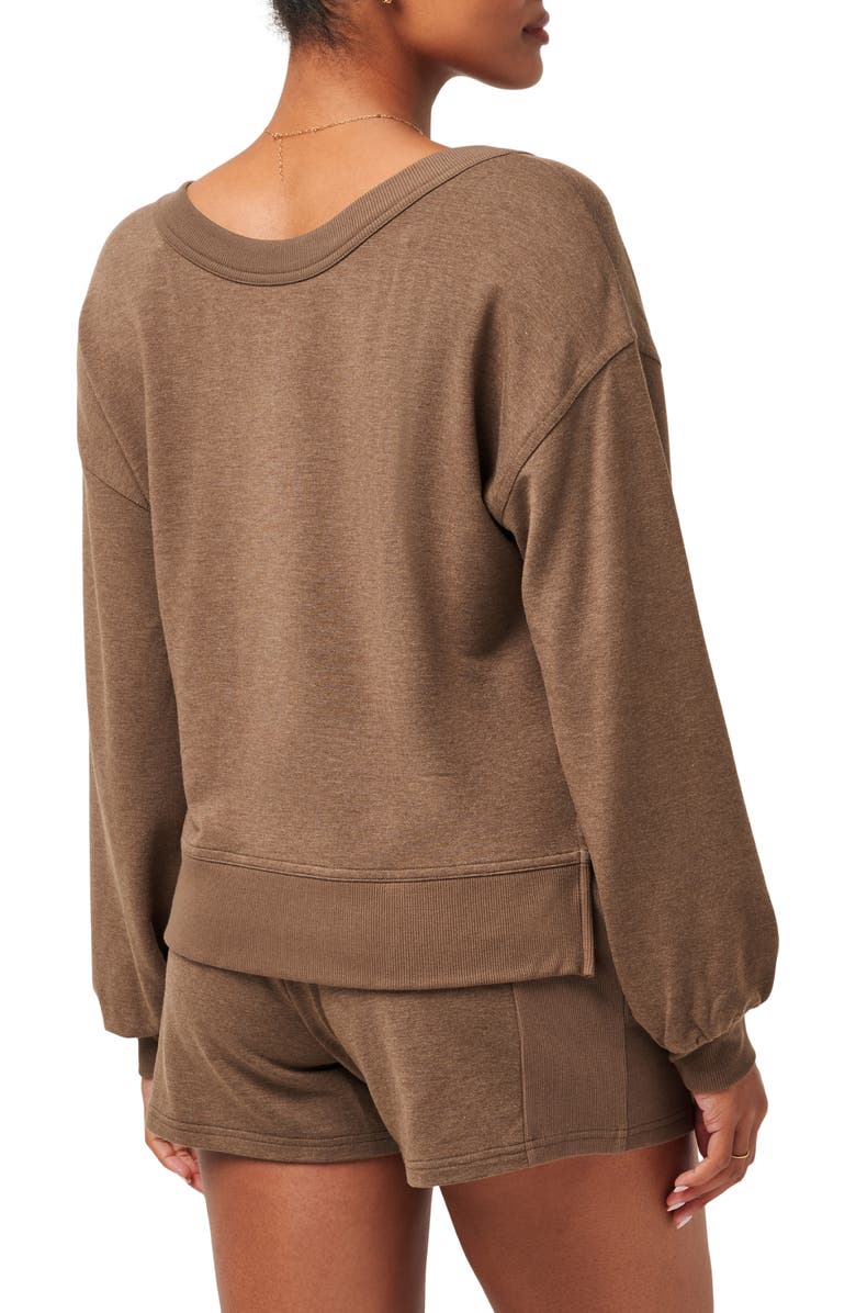 TravisMathew September Morning Reversible Sweatshirt, Alternate, color, 