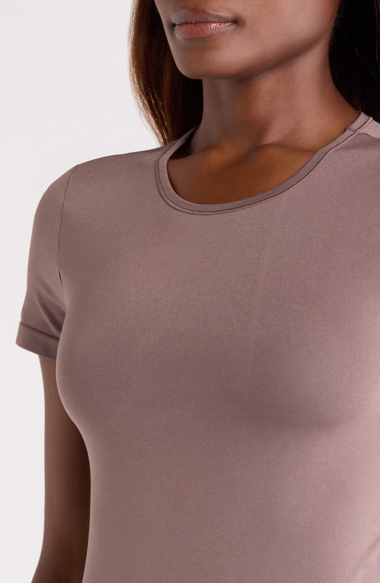 Nordstrom Seamless Layering Tee, Alternate, color, Grey Plum