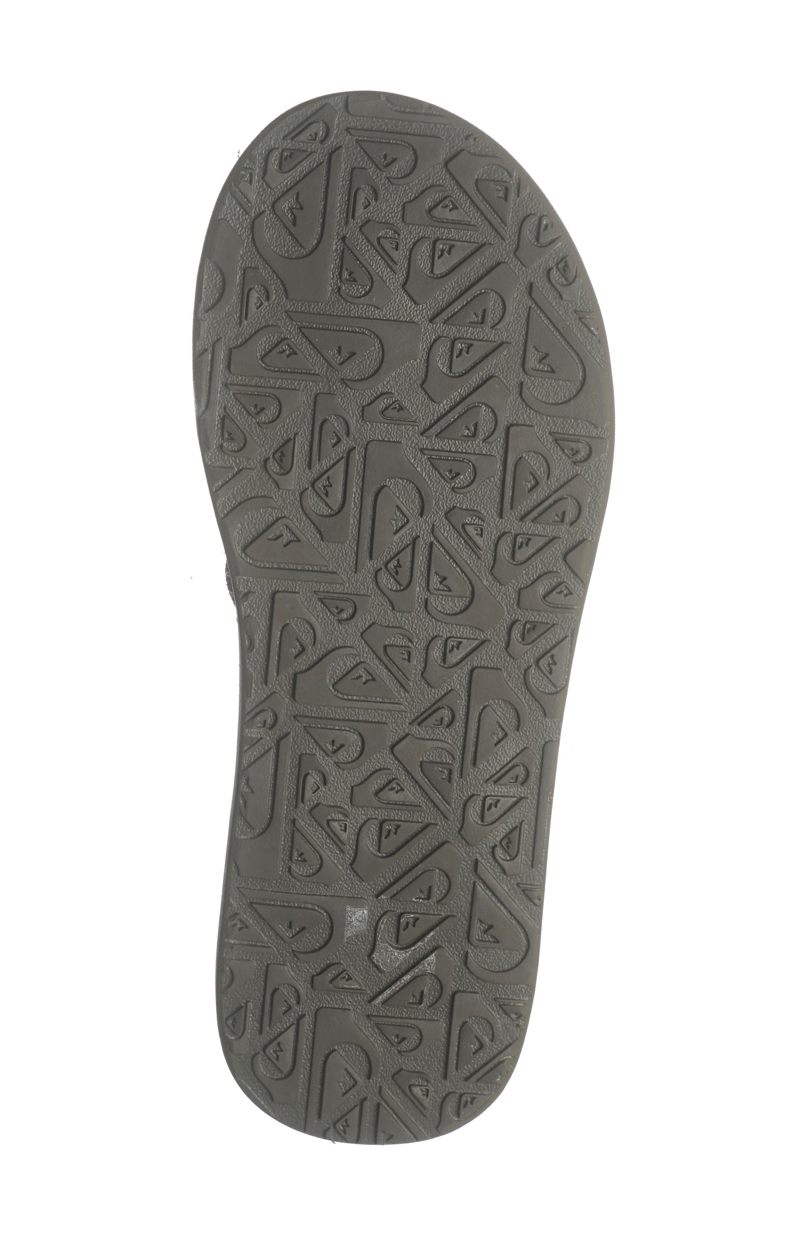 Quiksilver Carver Core Suede Sandal, Alternate, color, Grey/ Grey