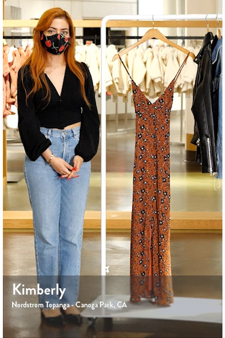 Cami Front Button Maxi dress video