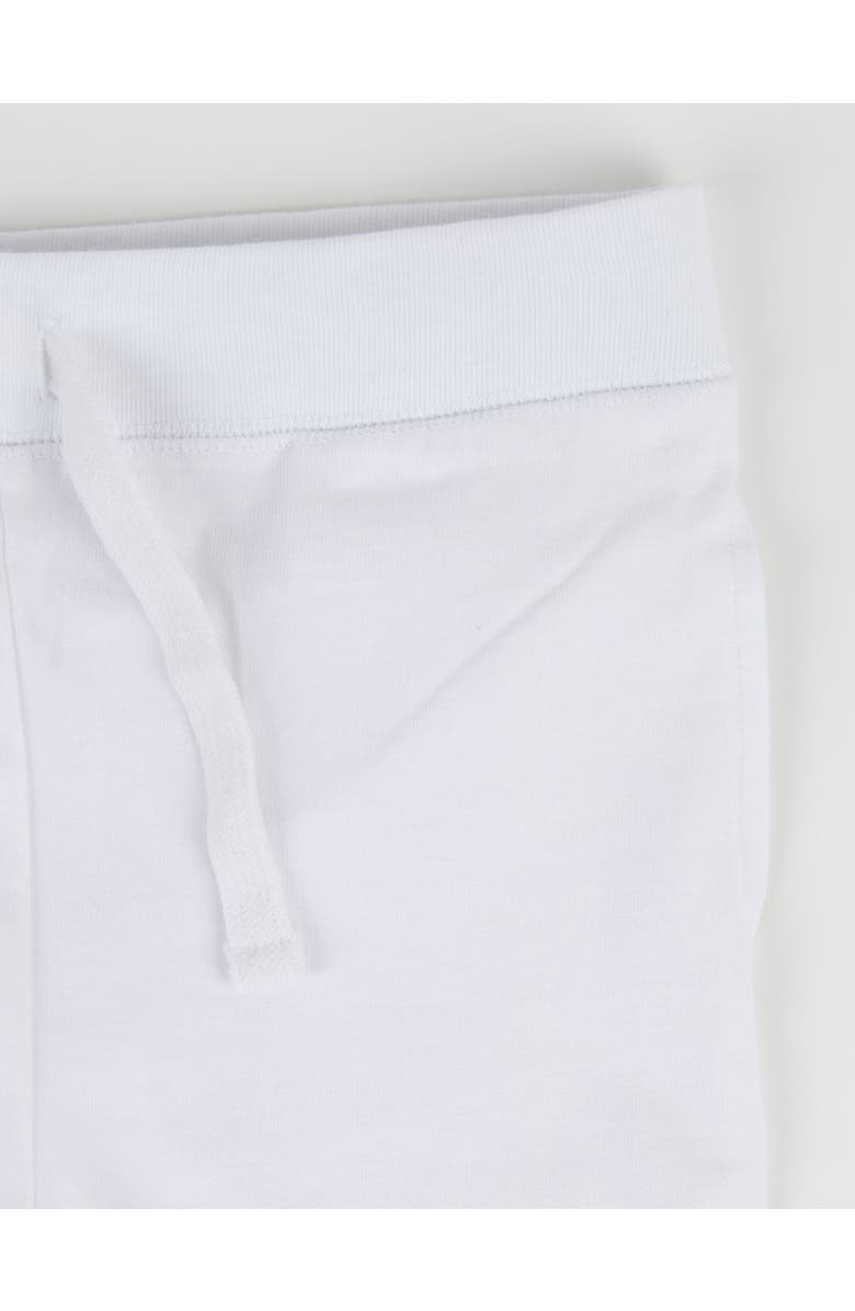 Leveret Kids 100% Cotton Lightweight Jogger Pants, Alternate, color, White