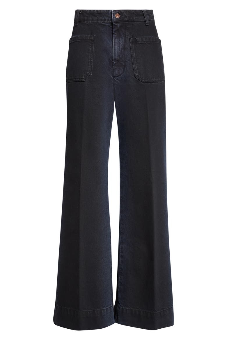 Alina Tailored Wide Leg Jeans, Main, color, INK BLUE
