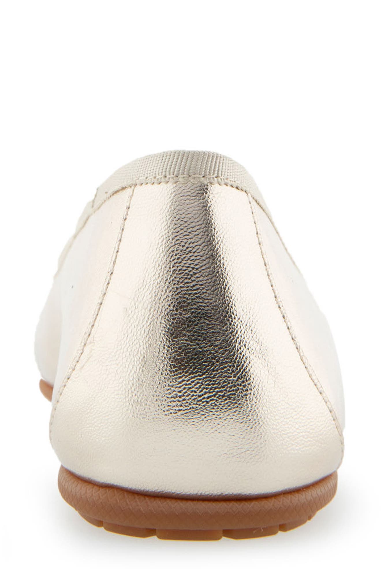 Aerosoles Pia Ballet Flat - Wide Width Available, Alternate, color, Soft Gold Pu